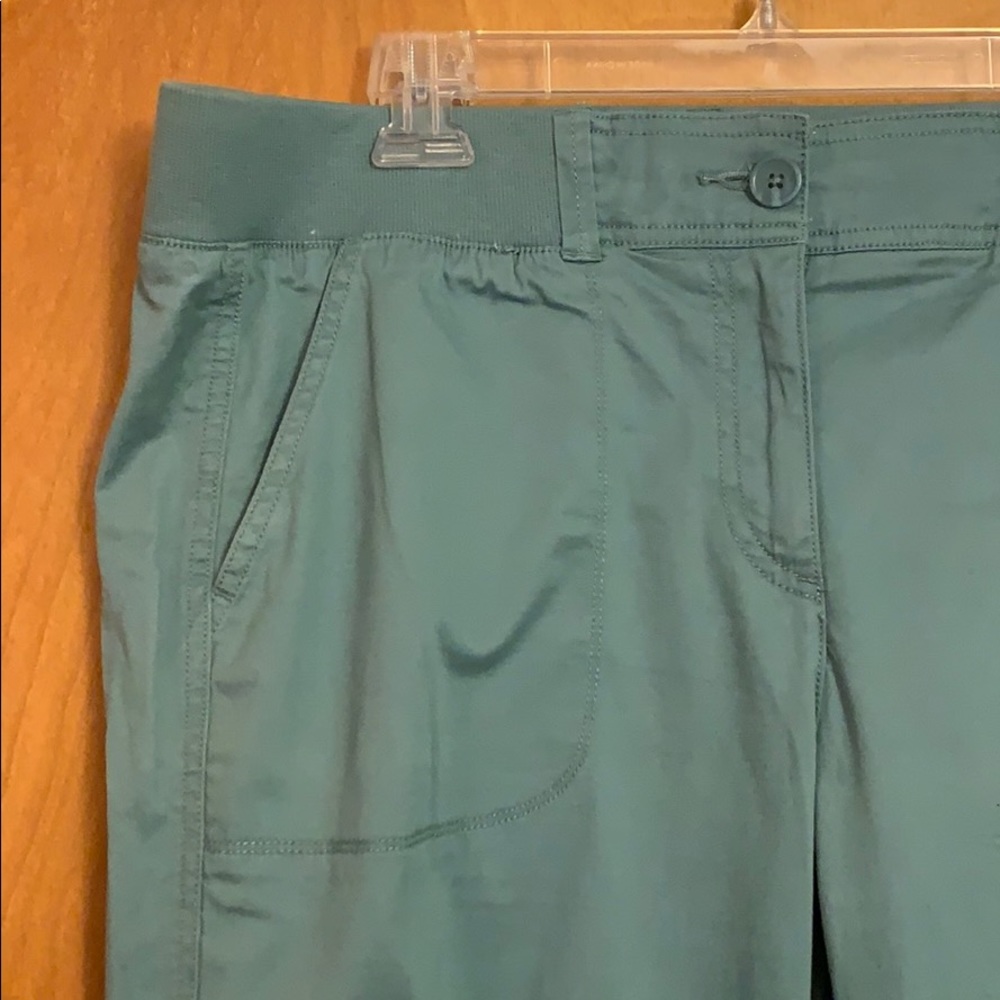 Turquoise Crop Pant - Picture 4 of 8